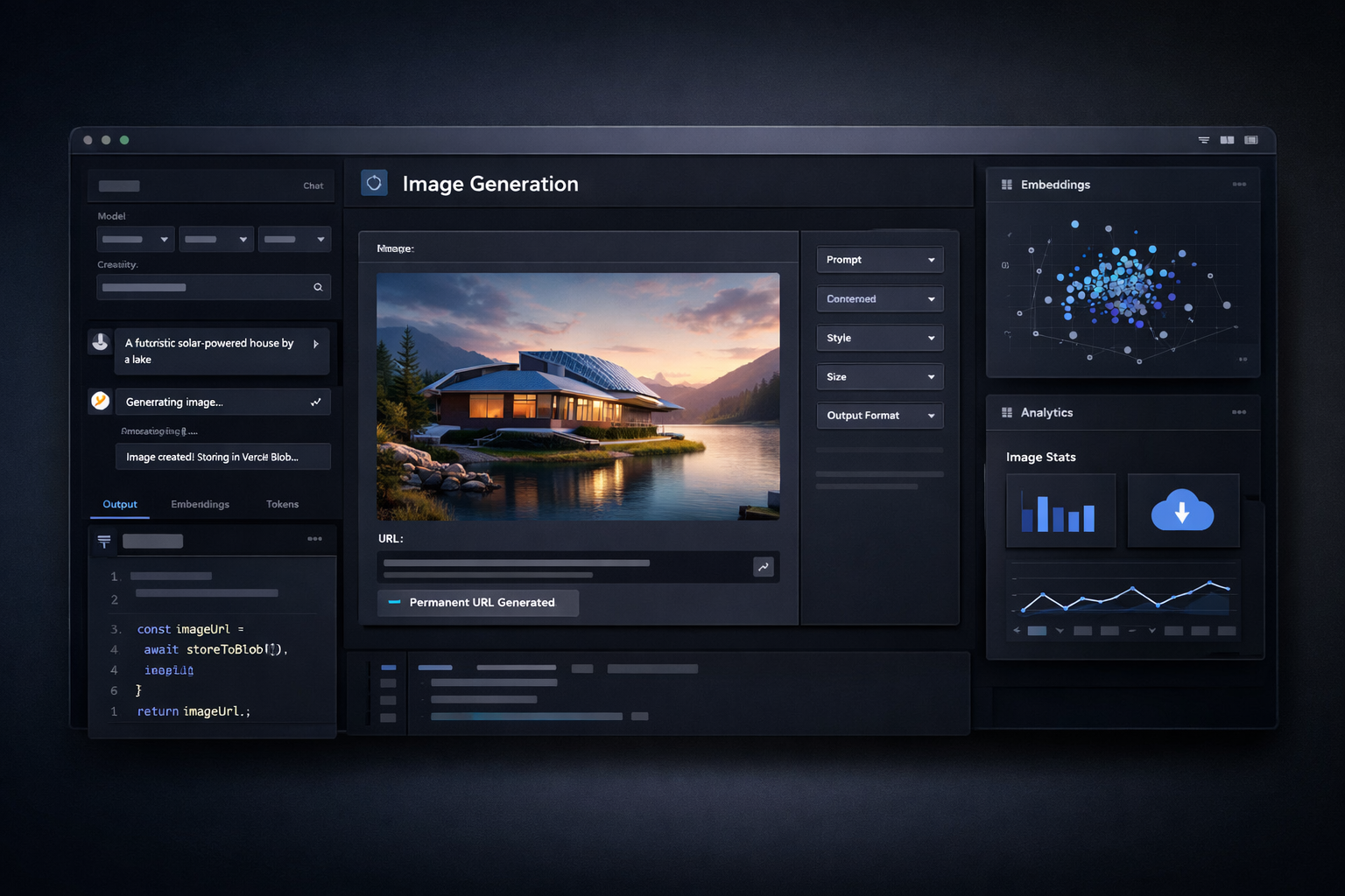 AI image generation endpoint