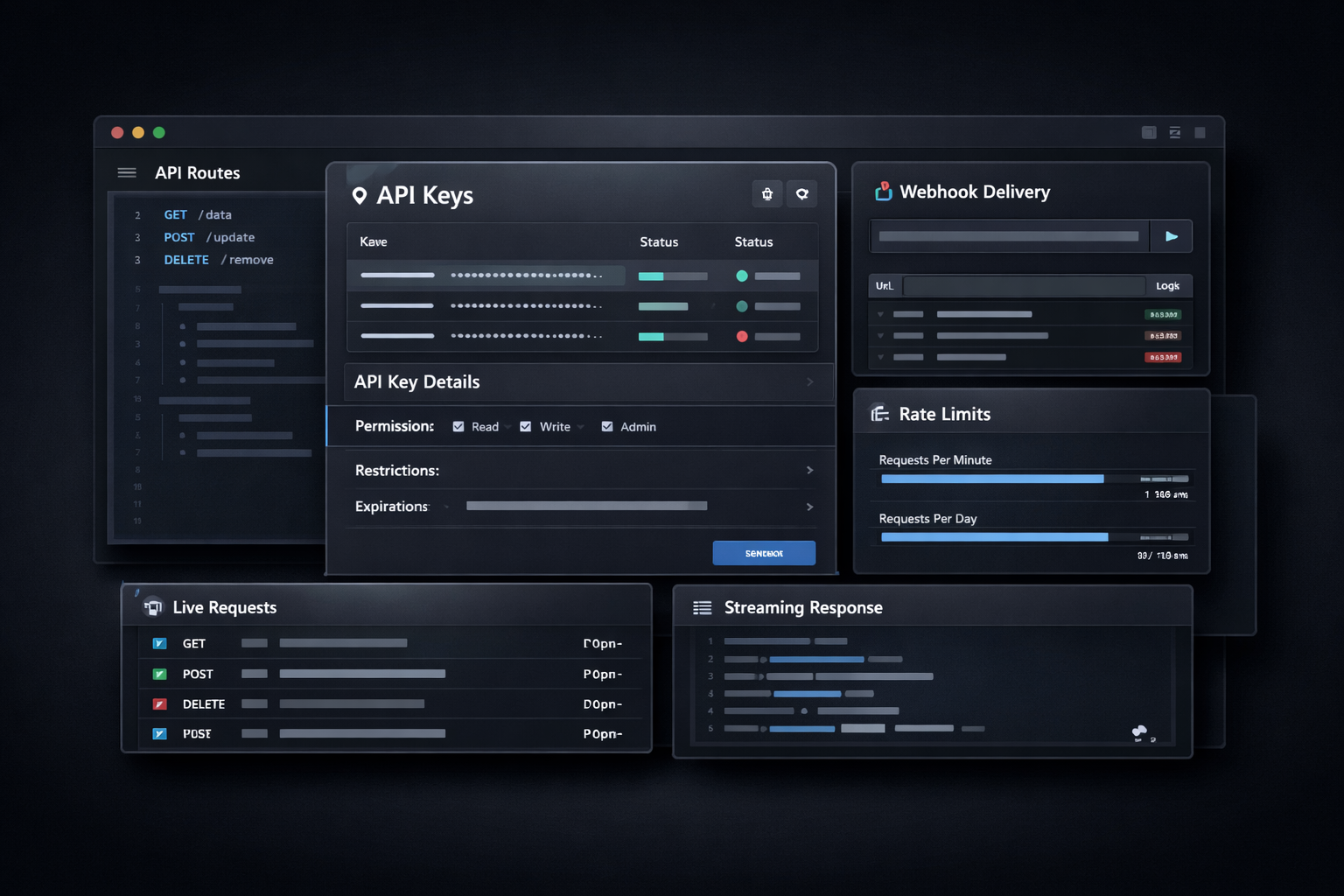 API key authentication system