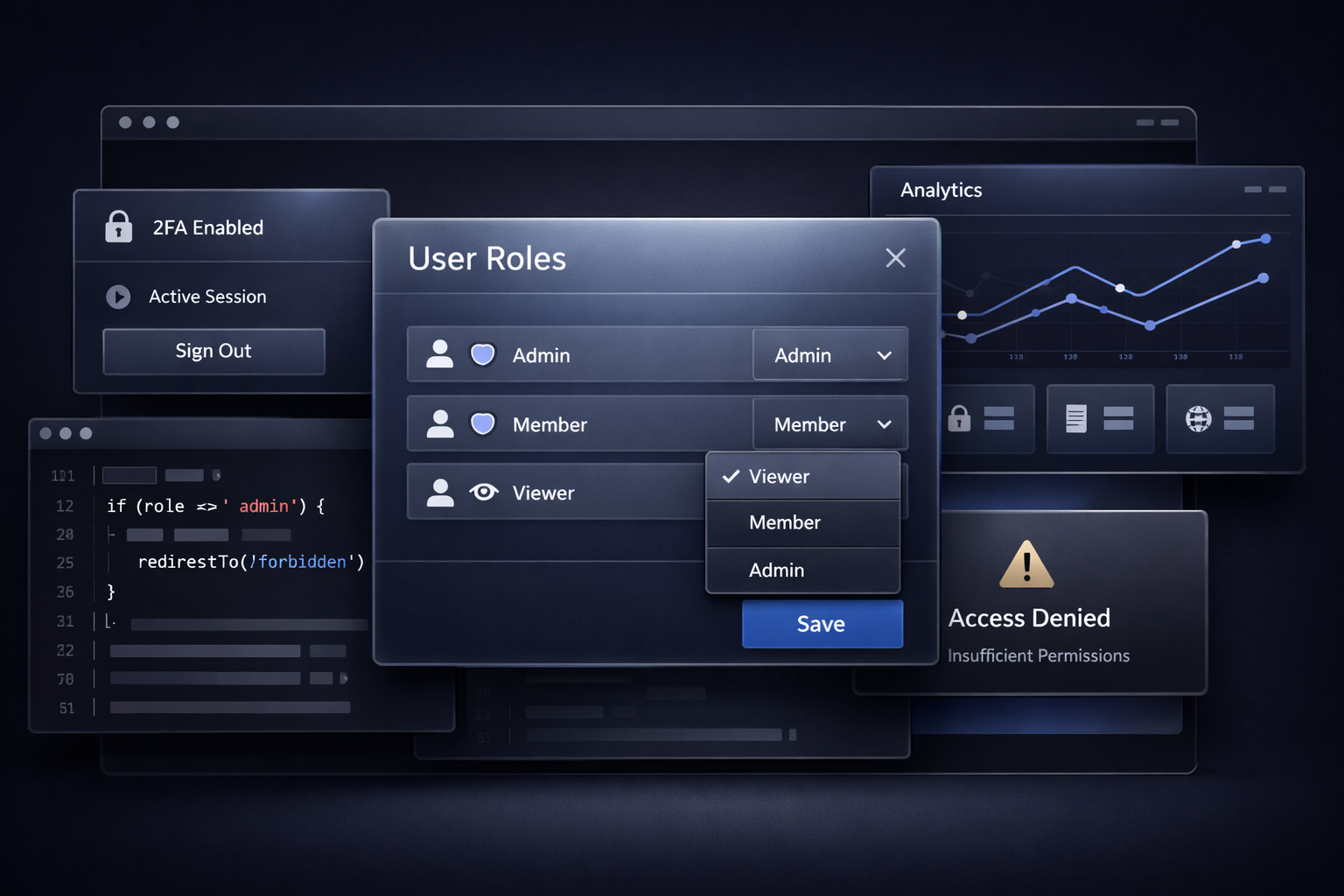 Role-based access control (RBAC)