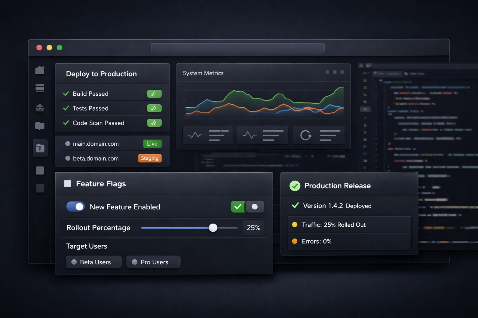Feature flags (no external service)