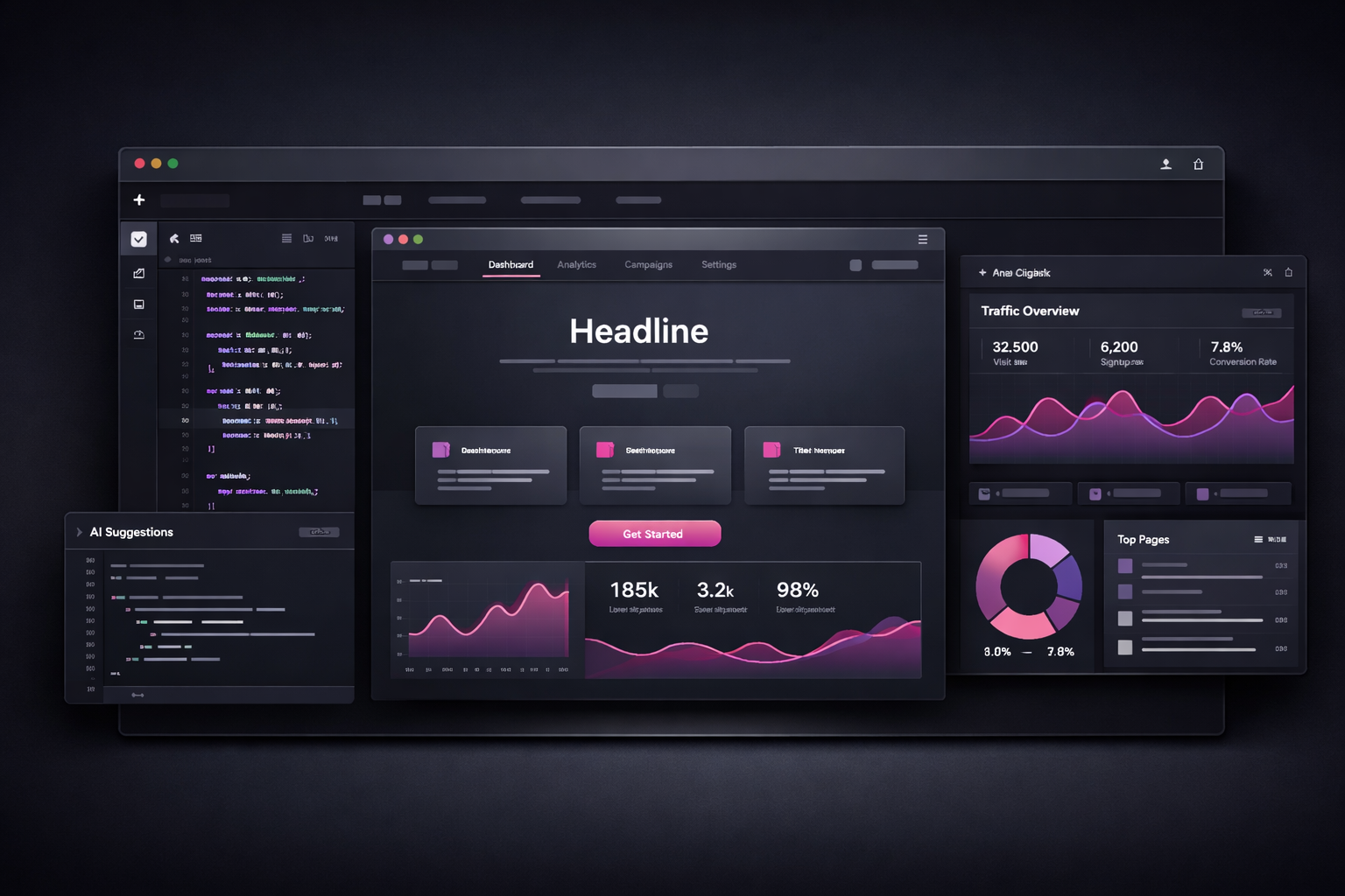 Premium UI polish pass